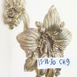 Hook Tie Backs IN Bronze Chiselled Flower Shaped Raccoglitenda CH9