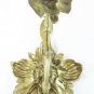 Hook Tie Backs IN Bronze Chiselled Flower Shaped Raccoglitenda CH9