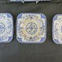 Plate For Capacity With 3 Saucers IN Ceramic Vintage Saxon Made IN England R120