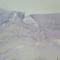 Landscape Alpine IN Winter Painting Watercolour Ice Technical Experimental P14