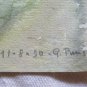 Painting Sketch Signed Original landscape By Country Watercolour 1950 P28.4
