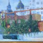 View Dei Roofing of Madrid Gran Way Building Metropolis Old Painting oil MD6