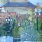 View Dei Roofing of Madrid Gran Way Building Metropolis Old Painting oil MD6