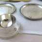 Lot Items Table IN Metal silver plated Dishes Holder Napkins Cups X13