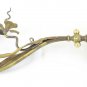 Wall Bronze To A Flame With Leaves Brass Style Floral CH9