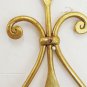 Couple Wall Light Vintage Wrought Iron Golden Gold Light Wall CH15