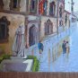 Old Painting View Plaza Alcalá Of Henares Opera Signed Painter Segura MD8