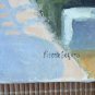Old Painting View Plaza Alcalá Of Henares Opera Signed Painter Segura MD8