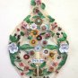 Wall with Flowers Wall Vintage Wrought Iron Lamp Wall Light CH-15