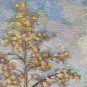 Antique Painting oil On Board Style Impressionist View City