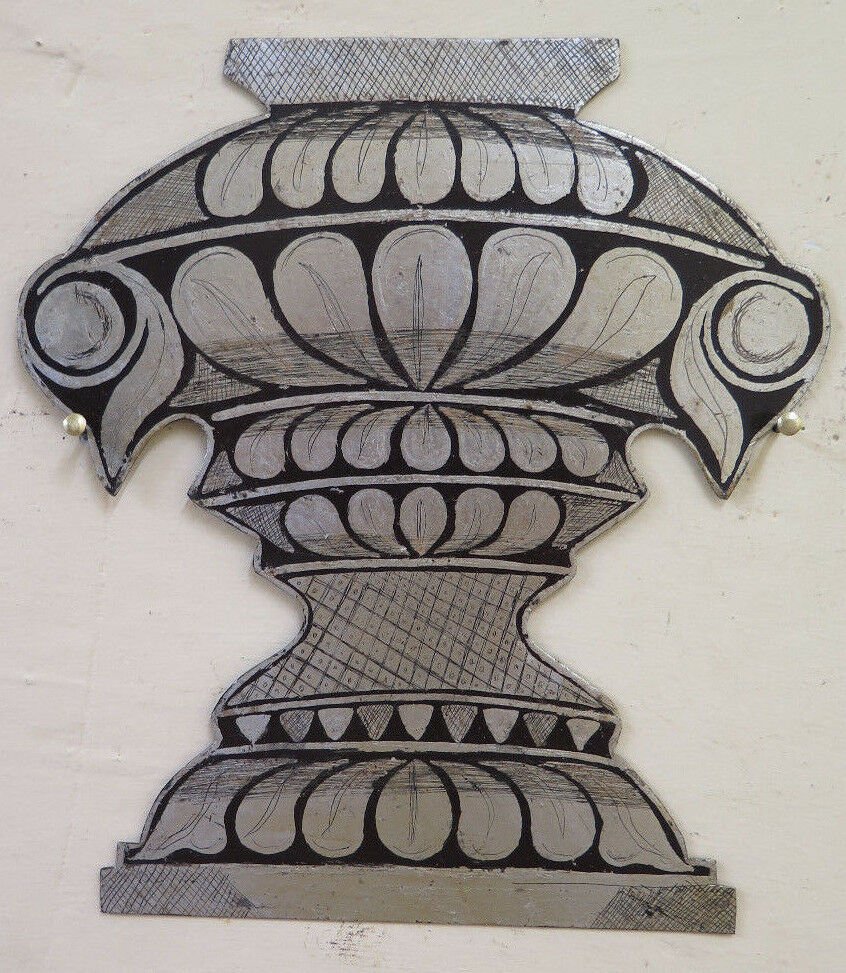 Frieze Decorative Wrought Iron Made by Hand Half '900 Vintage Vase CH13 73