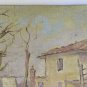 Painting Antique Painting oil Board landscape Countryside IN Autumn p2