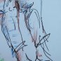 Drawing On Basket Sketch Opera Of Painter Gaetano Pancali 13x8 11/16in P28.7