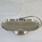 Antique Trash Can IN Metal silver plated Ideale As Centerpieces Trays R4