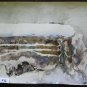 Painting Vintage landscape Winter Onirico Opera Pancaldi 19 11/16x14 3/16in