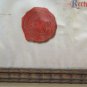 Diploma By Graduation Antique 1920 University By Torino Document with Frame BM52