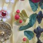 Wall Light Lamp Wrought Iron Made by Hand Vintage with Flowers CH-18