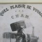 Engraving Antique Cham Ah That Plaisir Of Voyager Frotespizio with Frame BM52