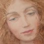 Painting A Technical Mixed Pop Art Face Feminine Onirico Metaphysical P33.9