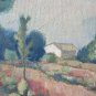 Painting oil On Board landscape Signed Gaetano Pancaldi Painter Modena P20