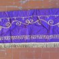 Chin Curtain Graveside Funeral Fabric Violet Embroidered Church Liturgy GR15