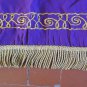 Chin Curtain Graveside Funeral Fabric Violet Embroidered Church Liturgy GR15