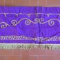 Chin Curtain Graveside Funeral Fabric Violet Embroidered Church Liturgy GR15