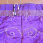 Chin Curtain Graveside Funeral Fabric Violet Embroidered Church Liturgy GR15