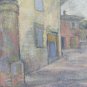 Painting Antique Painting landscape View Borgo