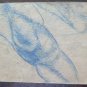 Drawing Antique Opera Of Painter Gaetano Pancaldi Group Men Seated P28.4