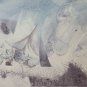 Painting Abstract Painting A Technical Mixed Modern Years 1980's Original P33.2