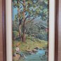Three Painted To oil Signed Messina C.landscape With Animals Snow Winter G1