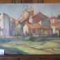 Painting Antique oil On Board View of A Country Dell 'em Ilia-Romagna Signed p8