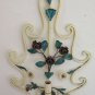 Wall Style Floral Wrought Iron Vintage Half '900 Light Wall CH11