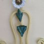 Wall Style Floral Wrought Iron Vintage Half '900 Light Wall CH11