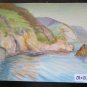 Small Painting To Watercolour Opera Of Painter G.Pancaldi landscape Marina P14