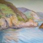 Small Painting To Watercolour Opera Of Painter G.Pancaldi landscape Marina P14