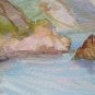 Small Painting To Watercolour Opera Of Painter G.Pancaldi landscape Marina P14