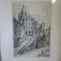 Landscape Ligure Di Giacomo Picollo Incision On Basket Signed Liguria G38