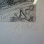 Landscape Ligure Di Giacomo Picollo Incision On Basket Signed Liguria G38