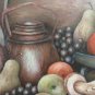 Old Painting oil Nature Still Signed Castegnero Painting Vintage BM52