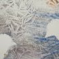 Landscape Abstract With Birds & Children Painting Technical Mixed Basket P35