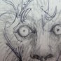 Lion Old Drawing Sketch Sketching Of Painter G.Pancaldi 1922-2014 P28.7