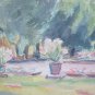 Painting Antique Painting To Watercolour landscape Spring View Dei Gardens p9
