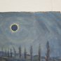 Painting Antique landscape Night With The Full Moon Opera Certified Years 60 P27