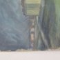 Painting Antique landscape Night With The Full Moon Opera Certified Years 60 P27