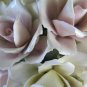 Two Figurines Floral Porcelain Bisquit A Capodimonte Bouquet Flowers PS8