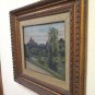 Painting oil View Torino Monte Dei Cappuccini Signed Vintage Painting BM51