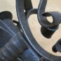 Post Wrought Iron Forged by Hand Lantern Vintage Chandelier Ch