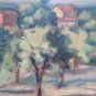 Landscape IN Spring View Of Countryside Emilia Romagna oil On Board p3